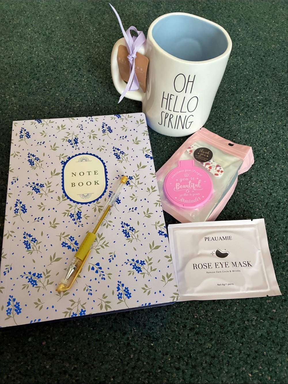 Rae Dunn Oh Hello Spring Mug Self Care Gift Set